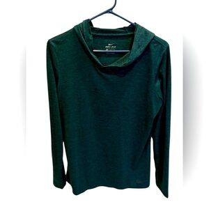 Nike Legend Dri-fit Training Hooded Hoodie Heather Green Women’s Size Medium